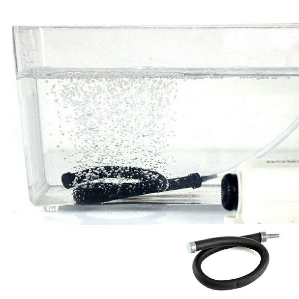 Bơm oxy sủi khí cho bể cá hình ống vặn