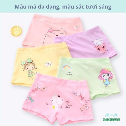 Quần chip đùi quần lót bé gái an toàn mềm mại cho bé 10-40kg [hàng quảng châu]