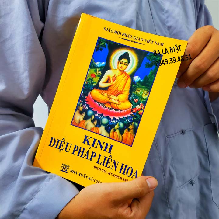 Sách - Kinh Diệu Pháp Liên Hoa Trọn Bộ Bìa Giấy