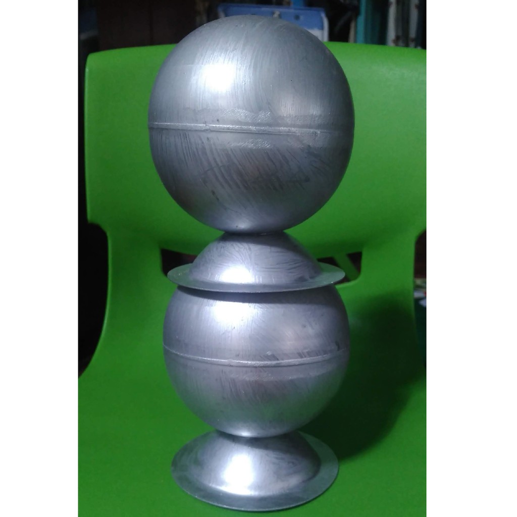 bóng sắt trang trí ( phi 100)(đế tròn9.2cm) loại đế vuông 10cm