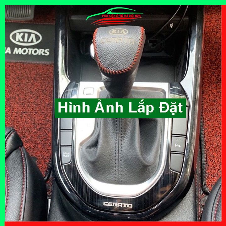 Ốp nội thất cho xe ô tô Kia Cerato 2019 vân Titan bảo vệ chống trầy xước và làm đẹp xe