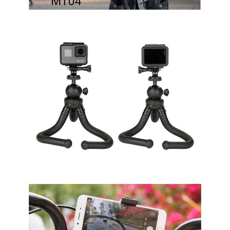 Giá đỡ điện thoại/ máy ảnh MAWA MT04 dạng tripod 3 chân bạch tuộc uốn dẻo tiện lợi - Hàng chính hãng