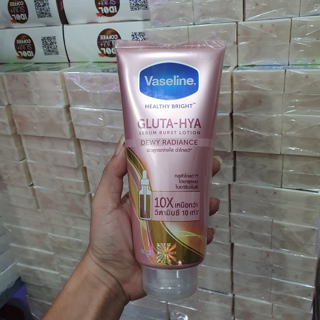 Sữa Dưỡng Thể Vaseline Healthy Bright Gluta HYA Serum 10X