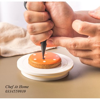 Bàn xoay mini vẽ bánh cookie