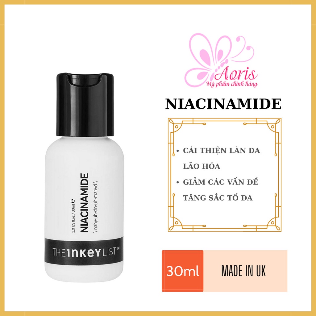 THE INKEY LIST NIACINAMIDE - Serum Da Dầu Mụn NIACINAMIDE THE INKEY LIST (30ml)