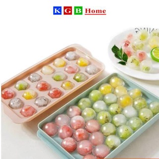 Khay Làm Đá 33 Viên Bi Tròn Làm Khuôn Rau Câu, Khay Đá Viên Tròn, Hàng LOẠI TO
