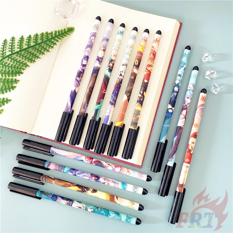 ❀ Bút Máy Q-1 Giúp Loại Bỏ Tác Động Tiện Lợi ❀ 1 Bút Morax Xiao Keqing Dùng Cho Văn Phòng Trường Học (17 Phong Cách)