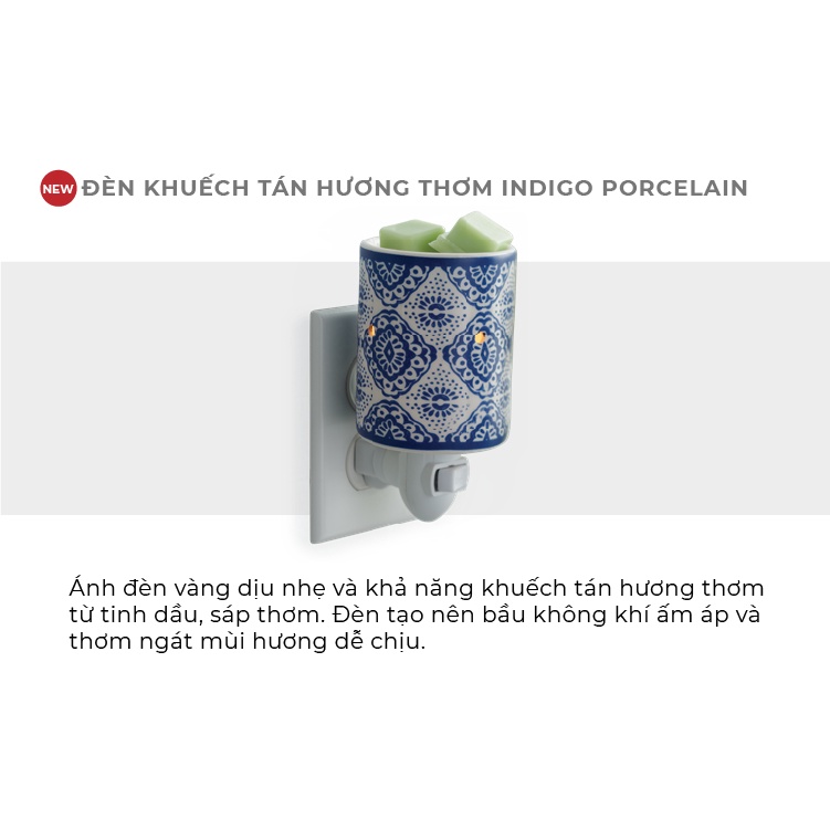 Đèn khuếch tán hương thơm Plug-in Yankee Candle - Indigo Porcelain