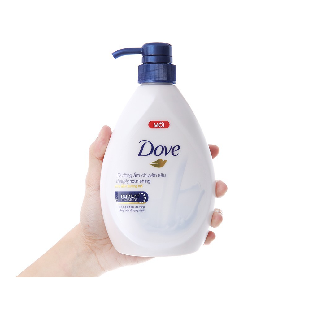 Sữa tắm dưỡng thể DOVE (530g) + khuyến mãi (theo chương trình công ty)