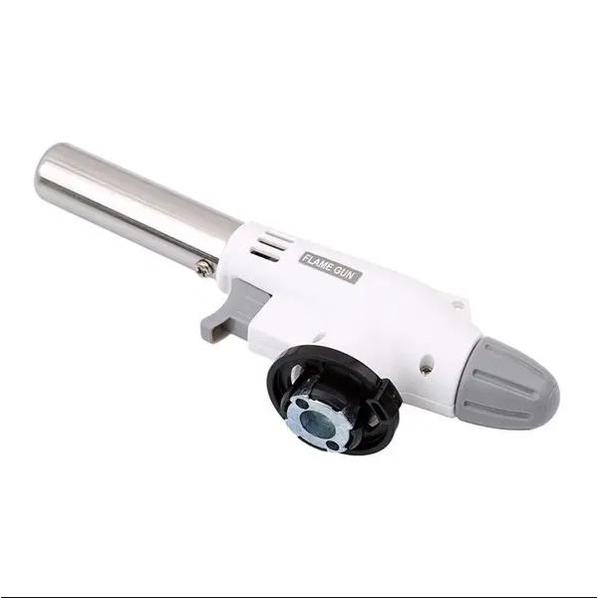 Đầu khò gas mini làm từ chất liệu thép không gỉ Đèn kho ga thiết kế cầm tay đơn giản, nhỏ gọn, chịu nhiệt tốt