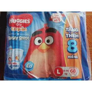Tã quần huggies Angry Birds M74/L68/XL62 tặng 8 miếng tã quần
