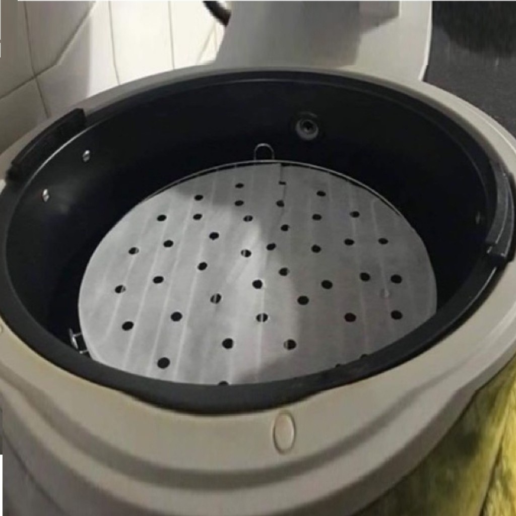 Giấy Lót Nồi Chiên Không Dầu Chống Dính Hình Tròn 23cm