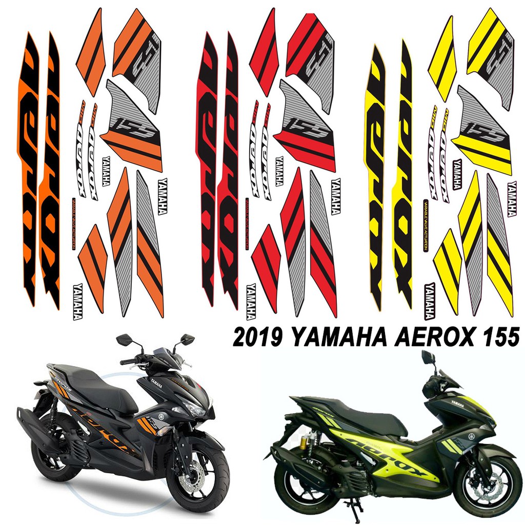 Bộ đề can dán xe máy chống nước dành cho YAMAHA AEROX 155 2019