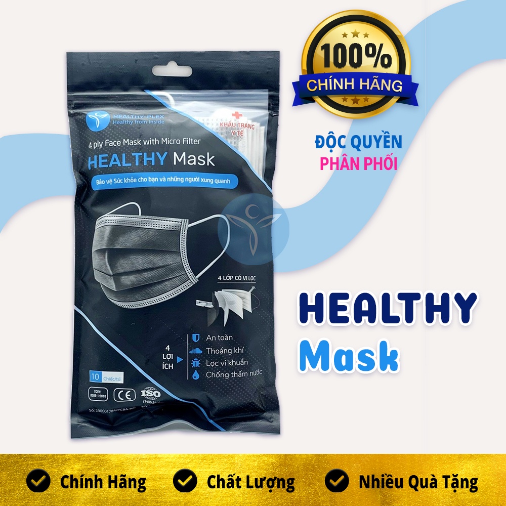 Khẩu trang HEALTHY MASK 4 lớp - Thiết bị y tế loại A