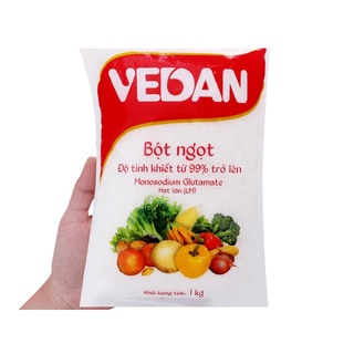 Bột ngọt vedan túi 1kg hạt nhỏ