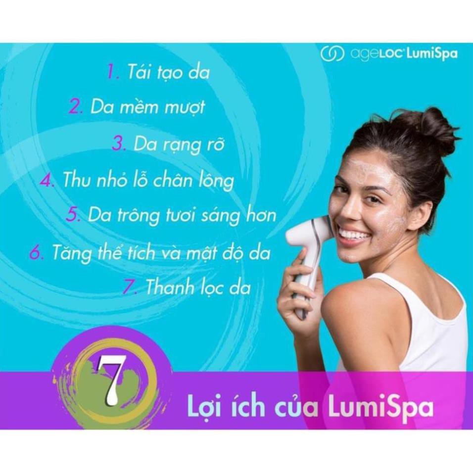 [FREESHIP] [CHÍNH HÃNG] Máy Rửa Mặt Nâng Cơ Vi Diệu Ageloc Lumispa