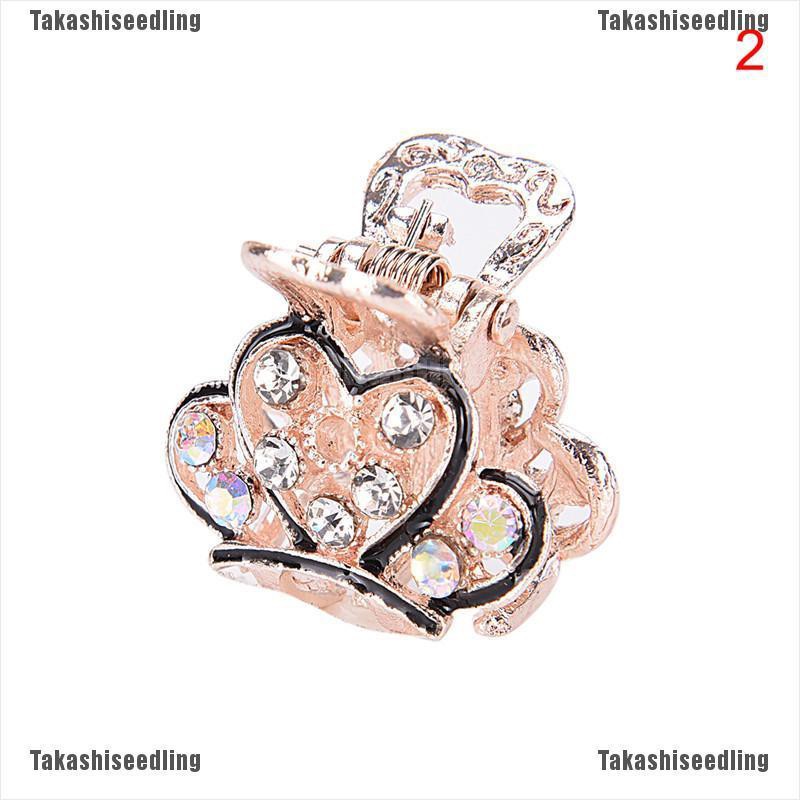 Kẹp Càng Cua Đính Đá Hình Bướm Dễ Thương