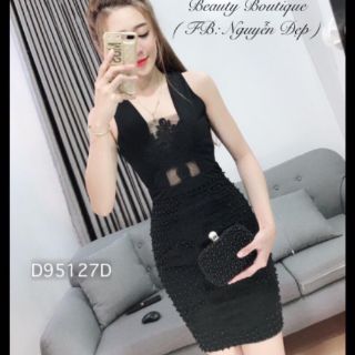 Đầm body kết hạt