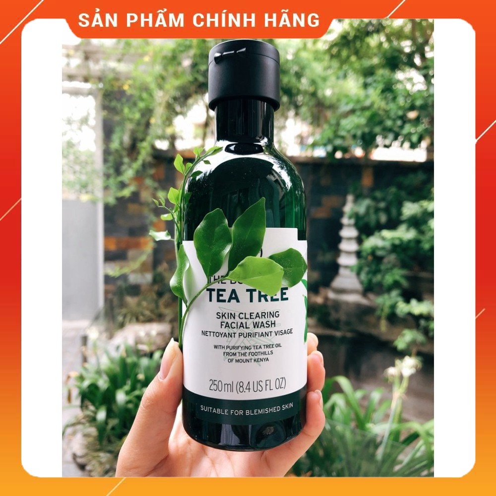 Gel Rửa Mặt The Body Shop Tea Tree Skin Clearing Facial Wash Mĩ Phẩm Gía Sỉ 89