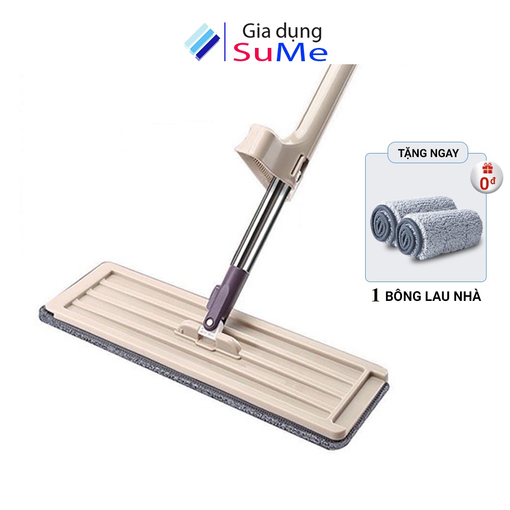 Chổi lau nhà thông minh , cây lau nhà tự vắt với đầu xoay 360 độ tiện dụng CLN-M1 -SuMe