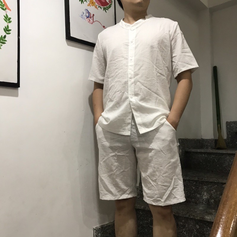 Quần short đũi nam siêu mát - đen trắng- đủ size- VCH01 | BigBuy360 - bigbuy360.vn