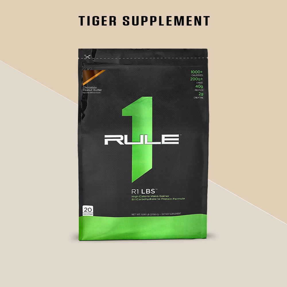Sữa Tăng Cân Nhanh Rule 1 LBS Mass Gainer 12lbs