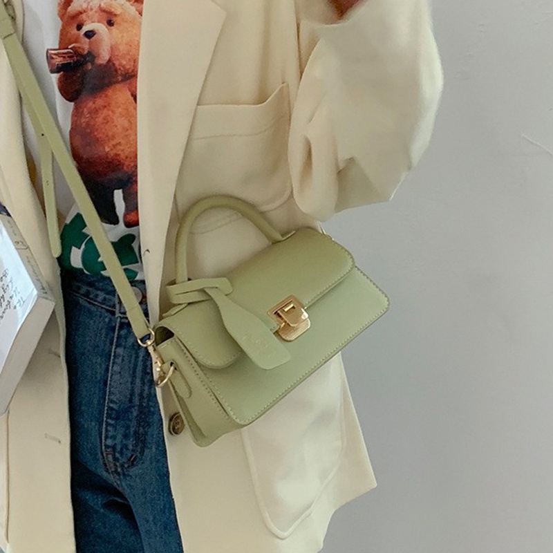 Túi đeo chéo IELGY hình vuông nhỏ thời trang Hàn Quốc dành cho nữ khi đi chơi