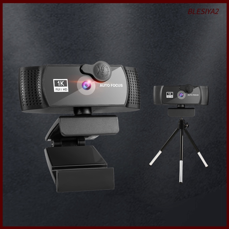 [BLESIYA2] Webcam 1080p HD w/ Noise-Cancelling Microphone USB for Gaming PC Desktop