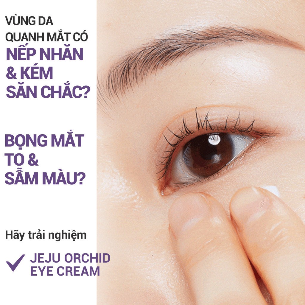 Kem dưỡng da quanh mắt chống lão hóa hoa lan tím innisfree Jeju Orchid Eye Cream 30ml