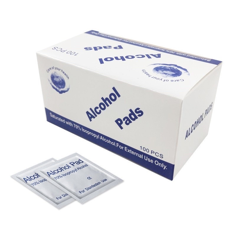 Bông tẩm cồn sát trùng Alcohol Pads