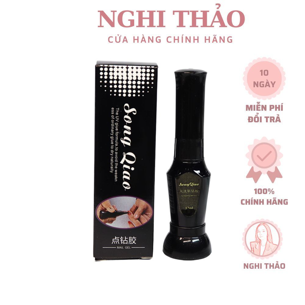 Bút gel đính đá nail 2 đầu