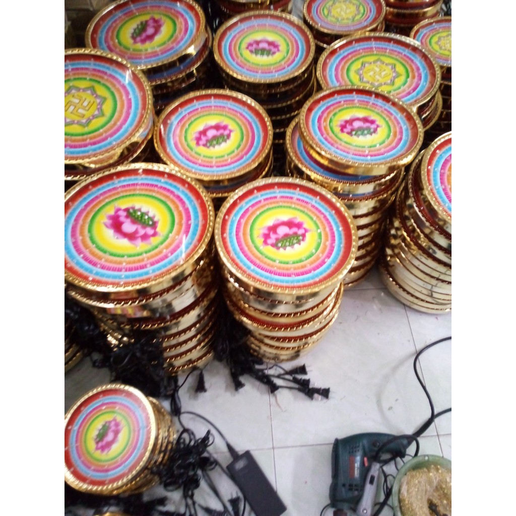 Đèn hào quang hoa sen 30cm và 40cm