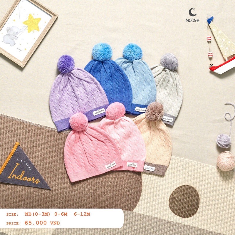Mũ len Moon siêu mềm, mịn