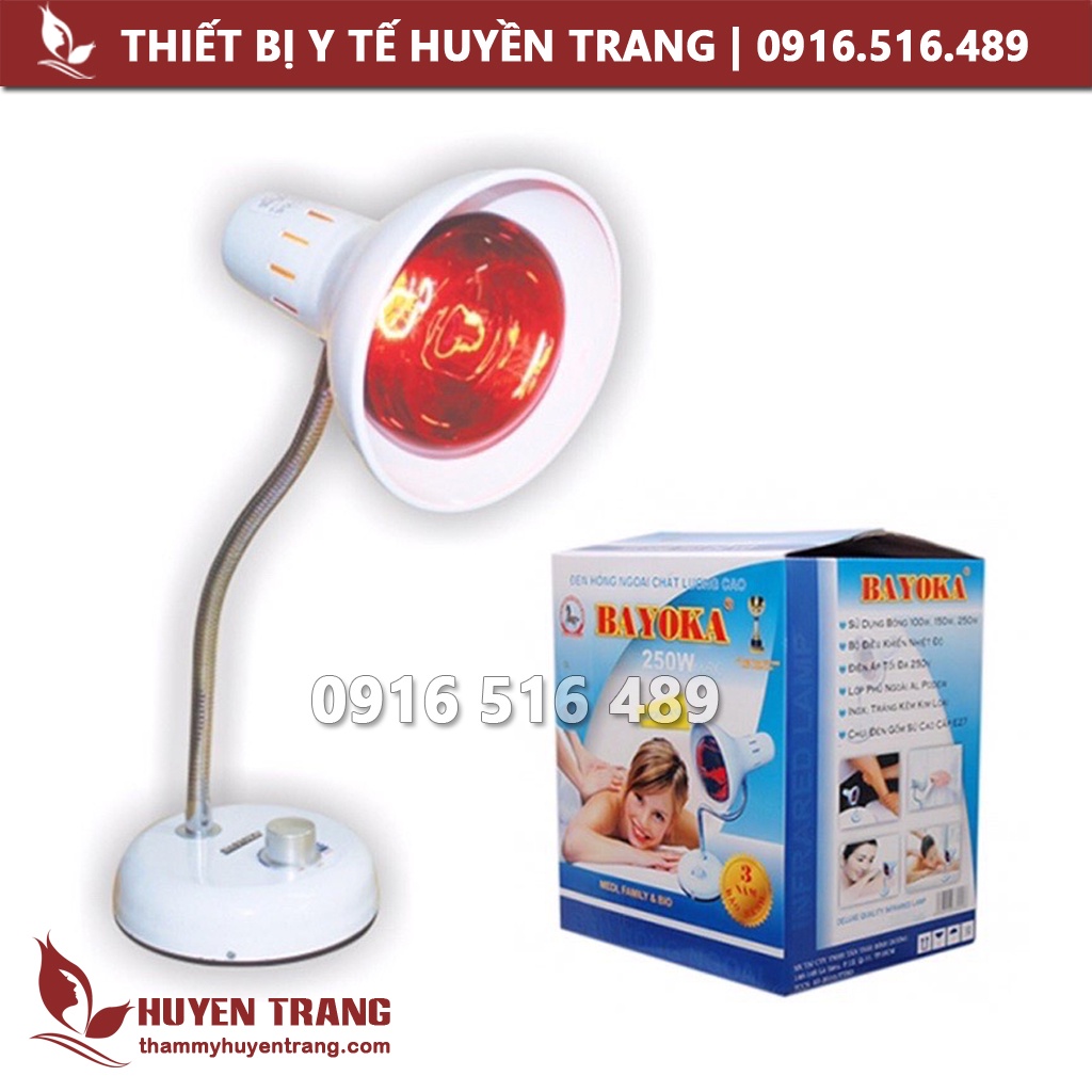 Đèn Hồng Ngoại Y Tế, Trị Liệu, Sưởi Ấm, Thông Tắc Tia Sữa Beurer / Medilamp / Bayoka / TNE Lamp - Y Tế Huyền Trang