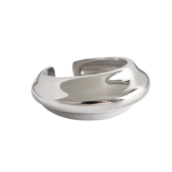 Nhẫn Đeo Tay Kim Loại Thiết Kế Đơn Giản Thời Trang Nữ