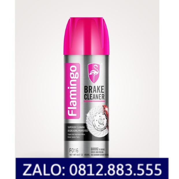 Bình Xịt Vệ Sinh Má Phanh - Cụm Phanh Flamingo F016 450ml