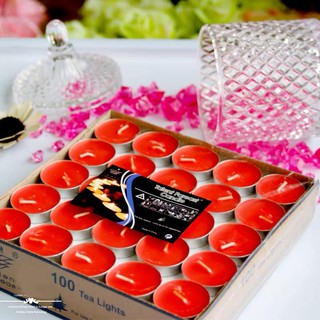 Nến tealight 50 viên cháy 4h-5h không mùi, không khói