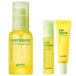 Set Dưỡng Trắng, Mờ Thâm Nám Goodal Green Tangerine Vita C Dark Spot Serum (3 Items)