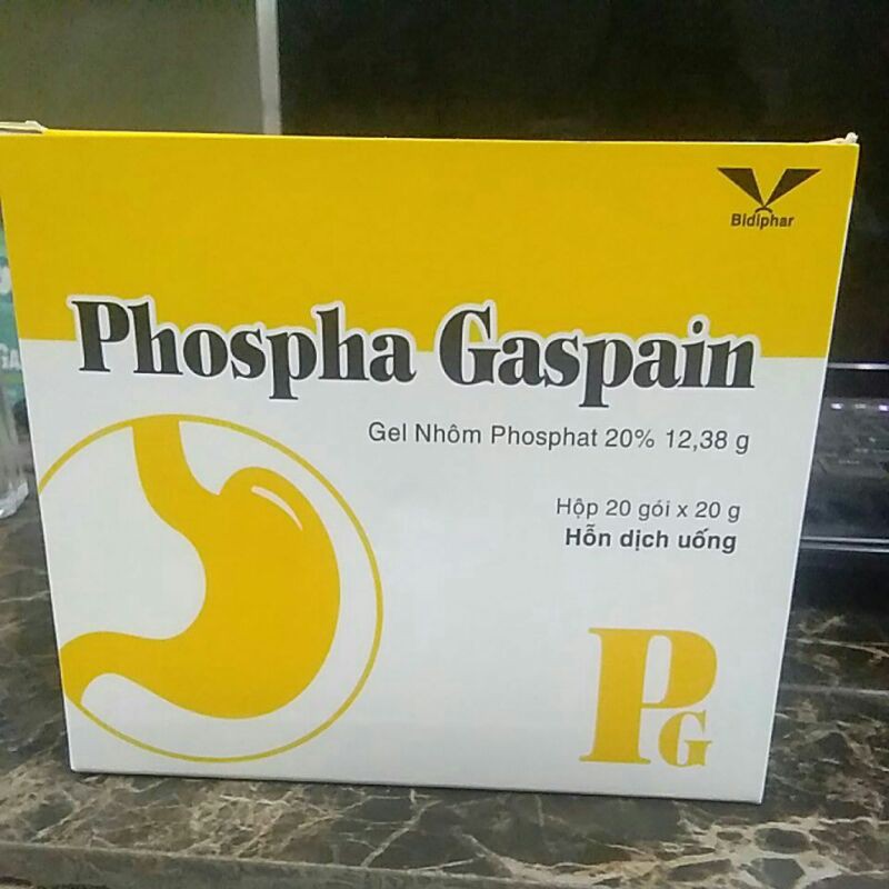 Gói gel nhôm Phospha Gaspain hỗ trợ bao tử