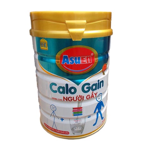Sữa tăng cân Asuen Calo Gain 900g dành cho người gầy thích hợp mọi lứa tuổi