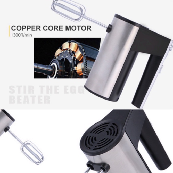 Máy đánh trứng trộn bột cầm tay 5 tốc độ SOKANY 300W [BH 12 Tháng]