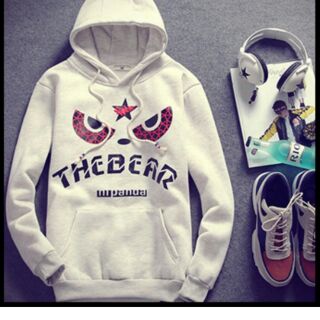 Áo khoác nỉ hoodie THE BEAR thời trang hàn quốc cao cấp