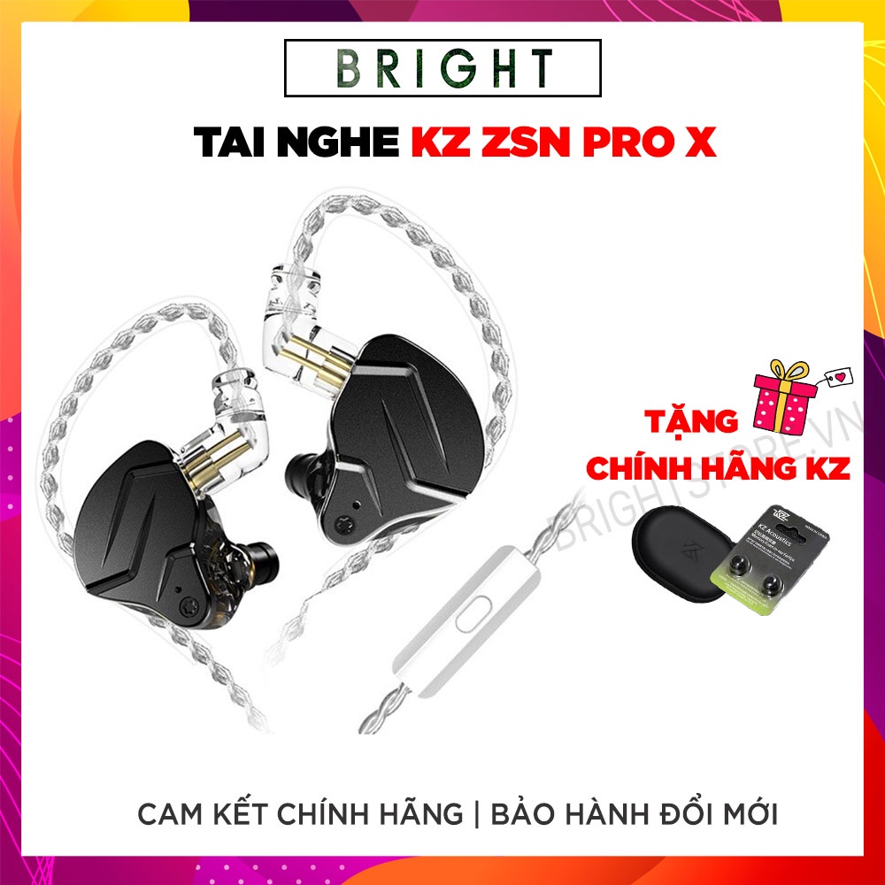 Tai Nghe Nhét Tai Có Mic Knowledge Zenith KZ ZSN Pro/ ZSN Pro X