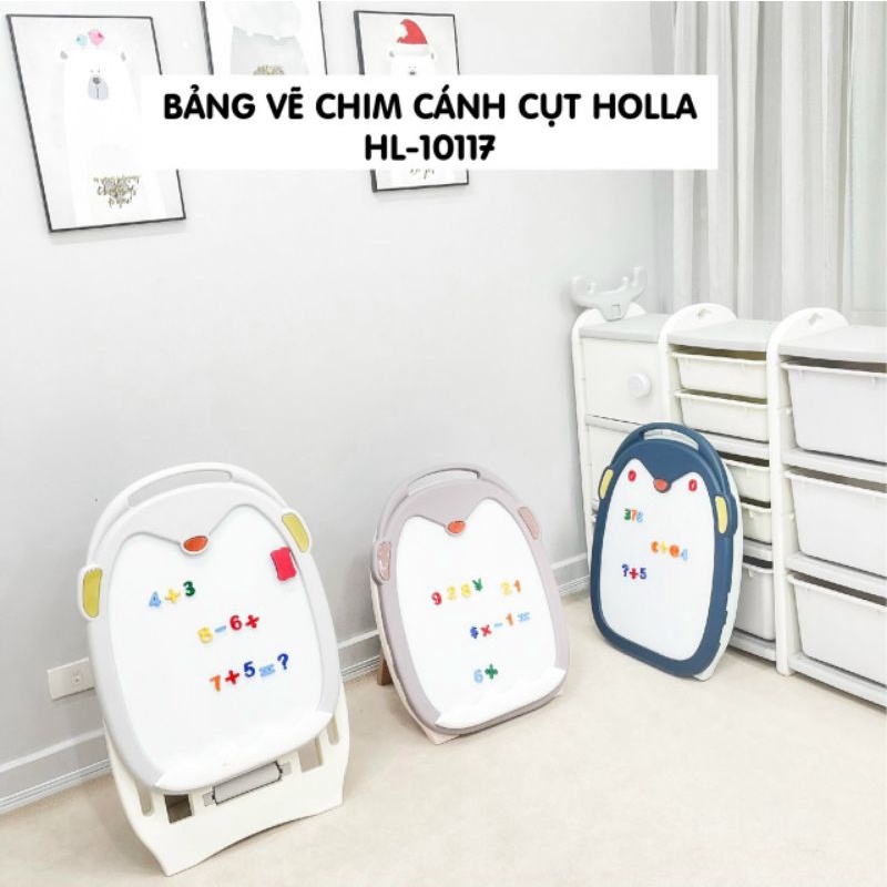 Bảng vẽ chim cánh cụt Holla - có kem ghế