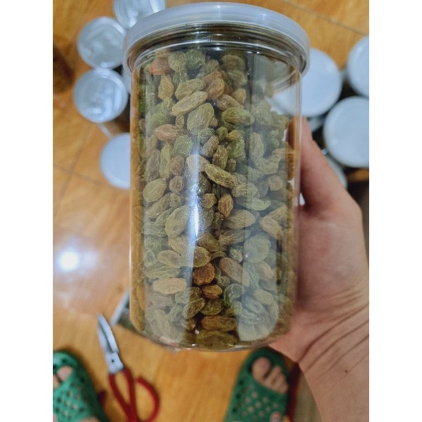 Hũ 400g nho khô xanh loại 1