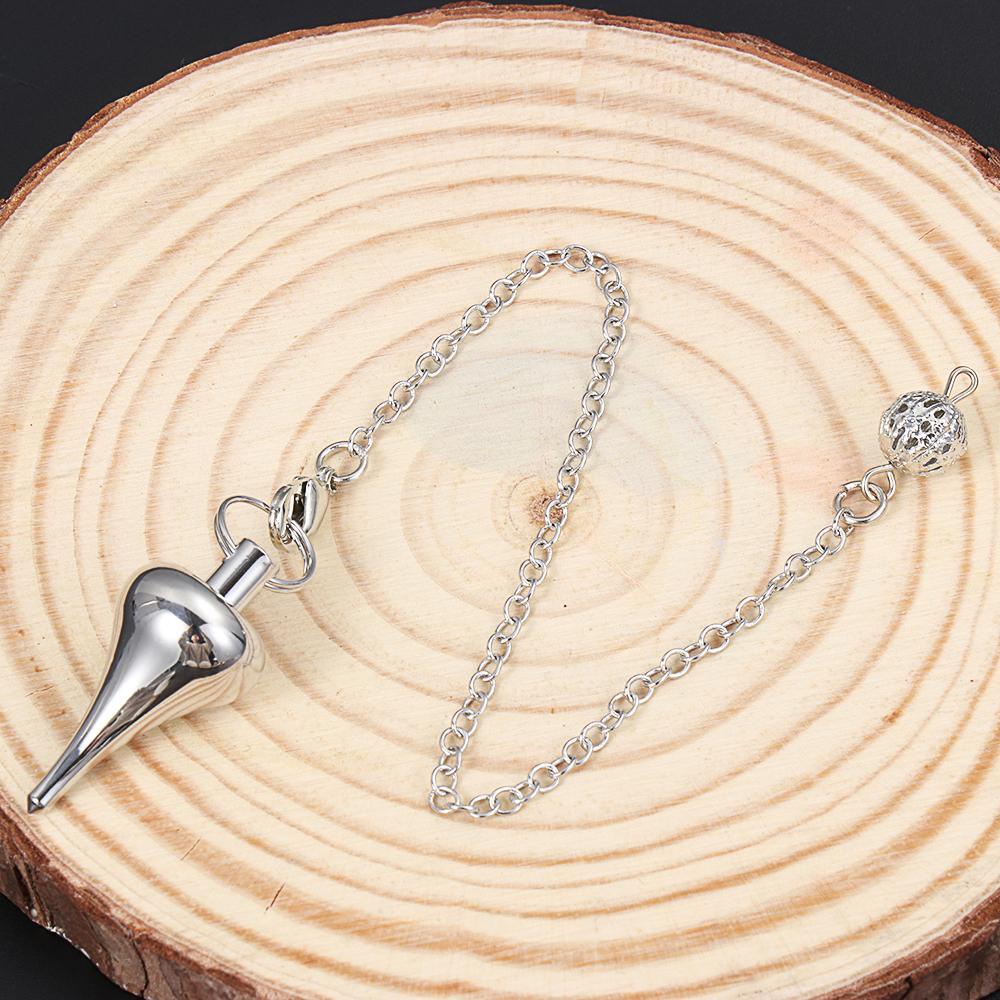 Dây Chuyền Mặt Quả Lắc Reiki Thời Trang|Dụng Cụ Chia Ngăn Bằng Đồng Cổ Điển Độc Đáo