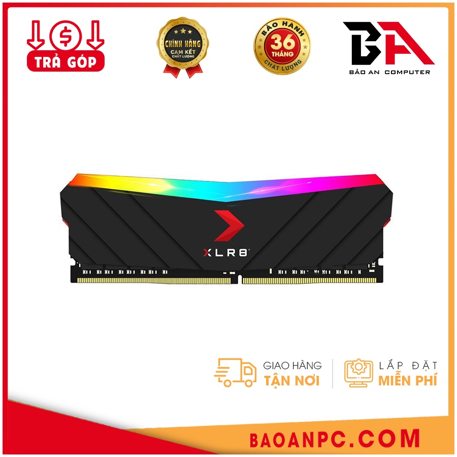 RAM PNY XLR8 8GB BUS 3200 RGB chính thumbnail