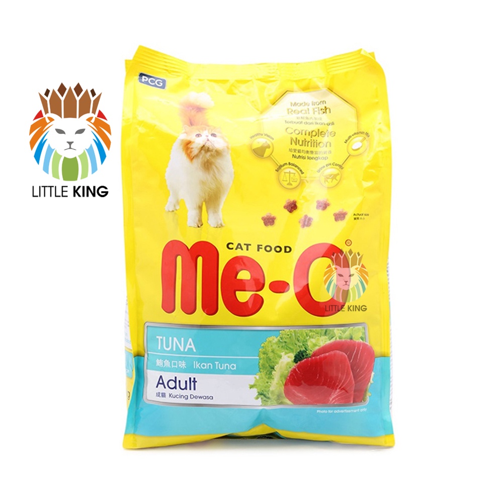 Combo 3 gói Thức ăn cho mèo lớn Me-o Adult gói 1.2kg, thức ăn hạt mèo giá rẻ Little King pet shop
