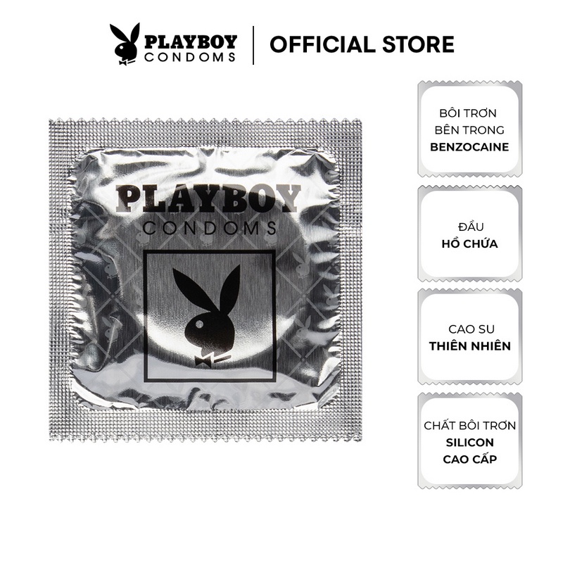 [Mã BMBAU50 giảm 7% đơn 99K] Bao Cao Su PLAYBOY Long Play hộp 12 cái