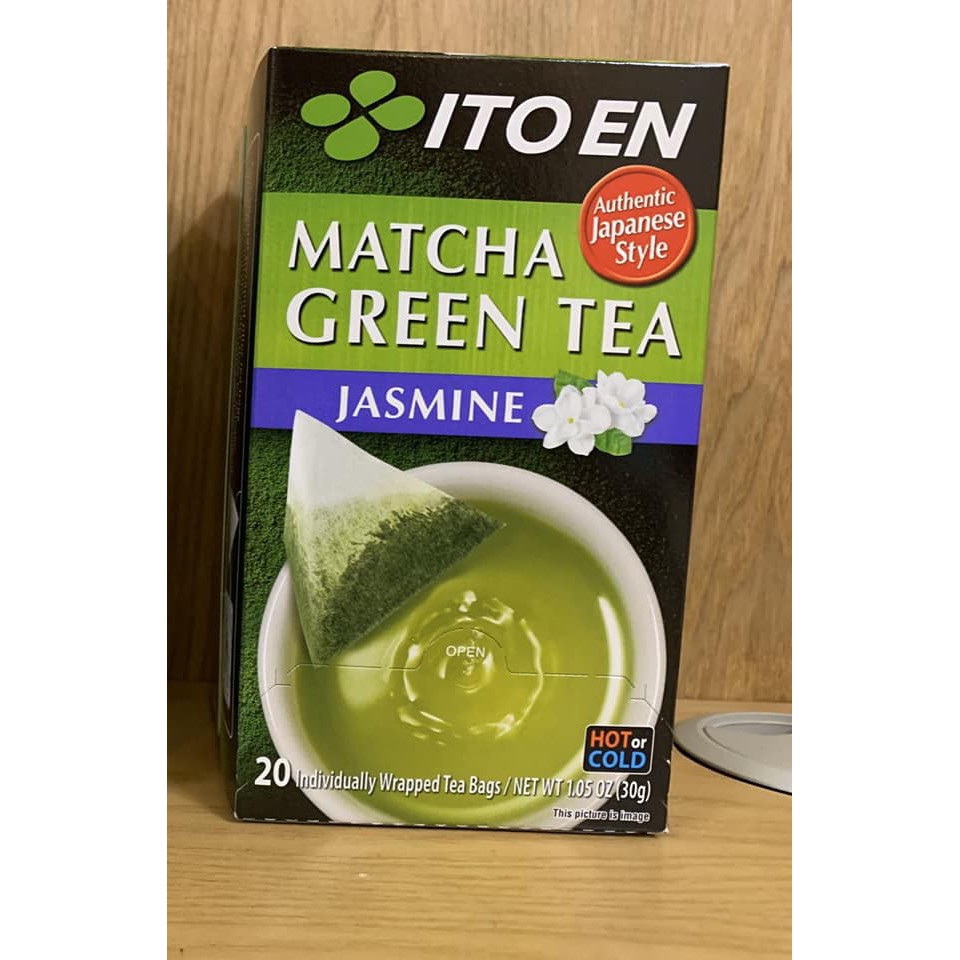Trà xanh túi lọc Ito En Matcha Green Tea Jasmine - 20 túi (Hương Hoa Nhài)